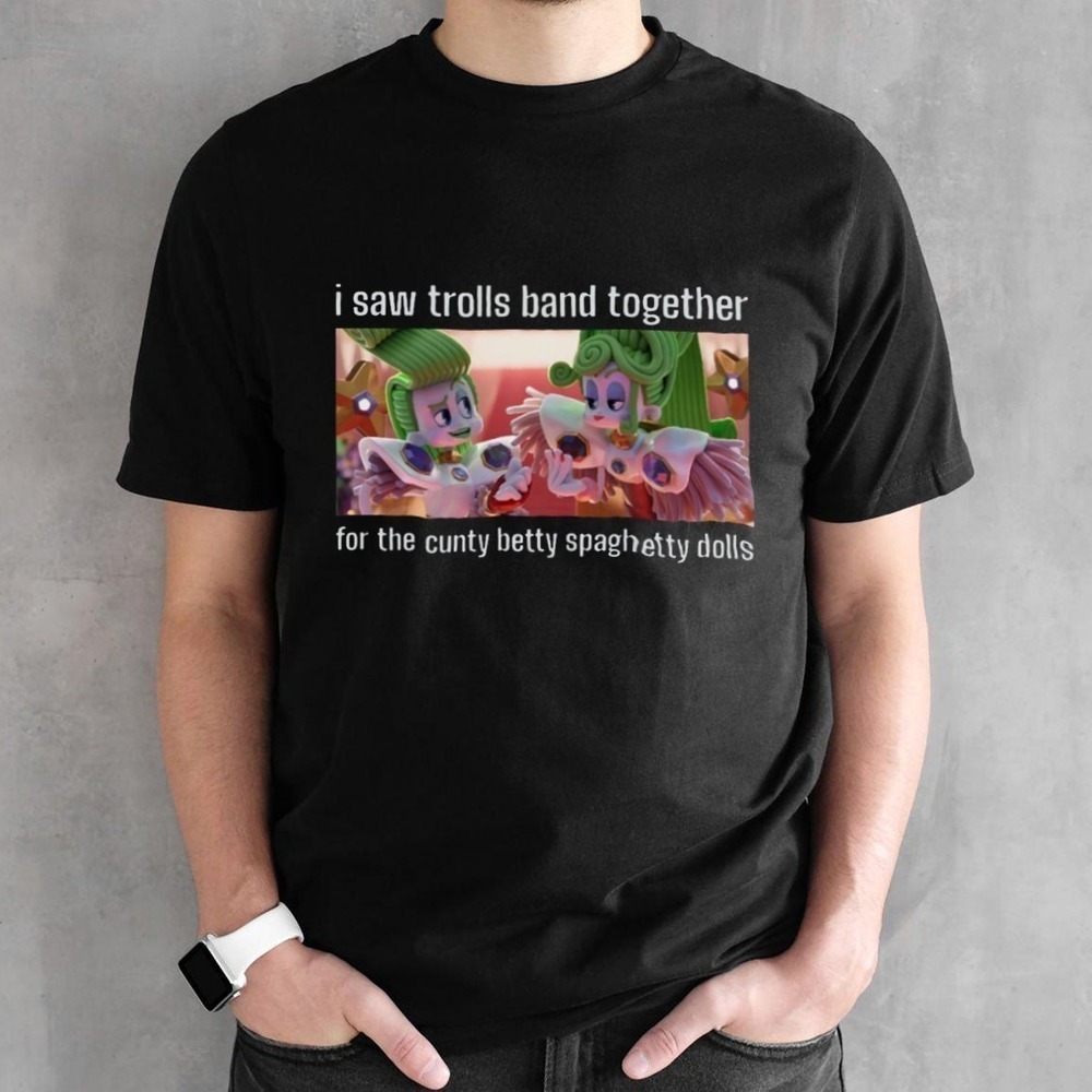 Trolls Velvet And Veneer Band Together Shirt - Picture 1 of 4